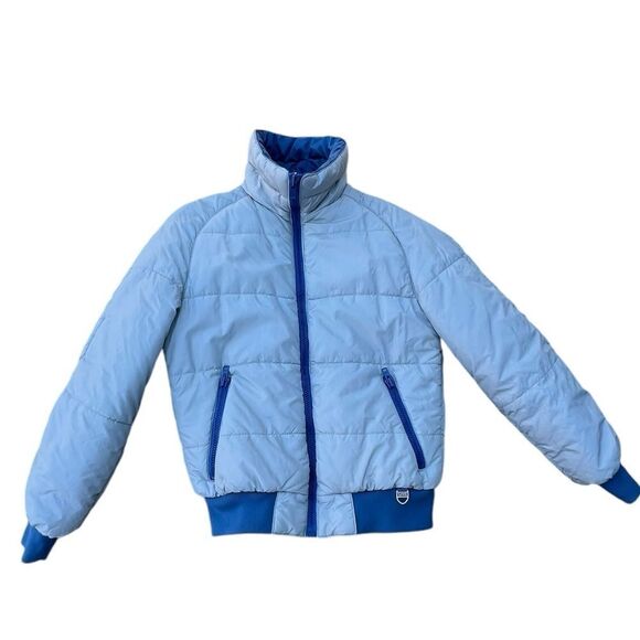 Vintage SKYR by Scandia Puffer Jacket Light Blue - Men’s Medium - Made in Korea - Picture 4 of 11